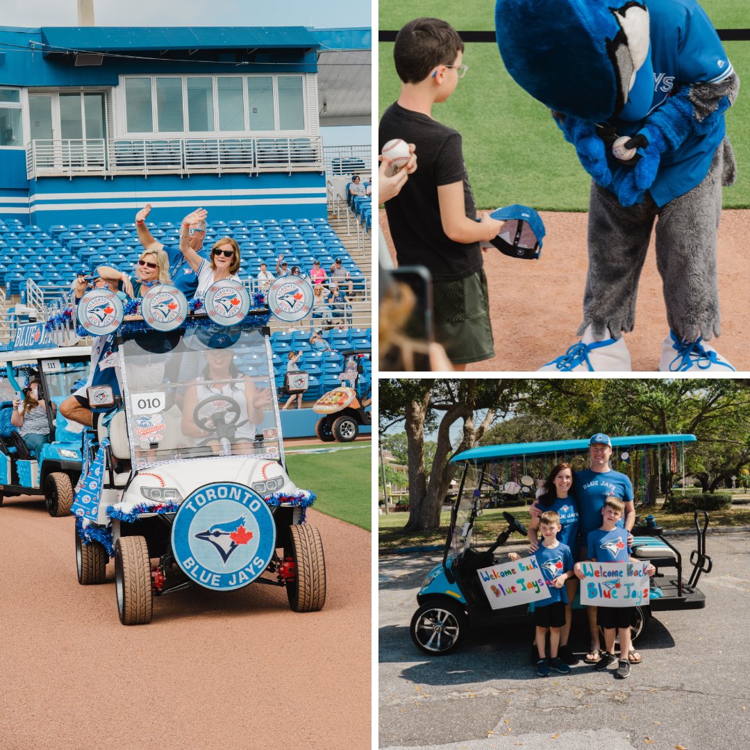CityofDunedinFl's tweet photo. The City of Dunedin welcomes back the Toronto Blue Jays for Spring Training with an community open house event at TD Ballpark, presented by Duke Energy. The Event is free and open today till 5 p.m. โพ๏ธ #DunedinFL #TorontoBlue Jays https://t.co/uuTl6OTyoA
