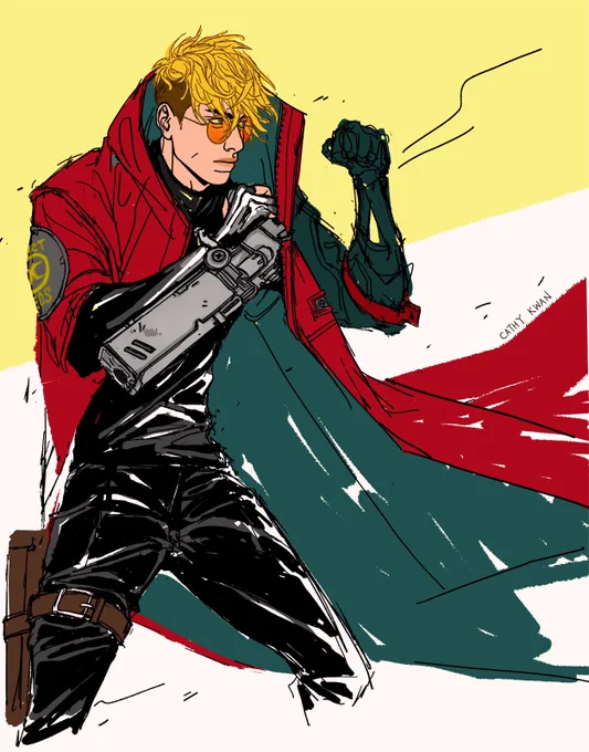 WHEN VASH USED HIS GUN LIKE THIS #TRIGUN 