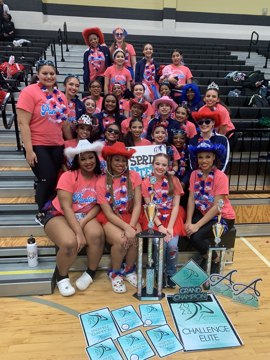 CySpringsPanteras (@cshspanteras) on Twitter photo Contest #2: Such a FUN day of amazing performances and beautiful memories! 🏆🏆Judges Awards & 1st Place Pom Modern & Novelty. Judges Choice Award for Team Pom. Grand Champion Large Team, Champion Elite & 3rd Place Overall❤️🤍💙It’s not a tradition it’s a LEGACY! <a href="/CySpringsHS/">Cypress Springs HS</a> Contest #2: Such a FUN day of amazing performances and beautiful memories! 🏆🏆Judges Awards & 1st Place Pom Modern & Novelty. Judges Choice Award for Team Pom. Grand Champion Large Team, Champion Elite & 3rd Place Overall❤️🤍💙It’s not a tradition it’s a LEGACY! <a href="/CySpringsHS/">Cypress Springs HS</a>