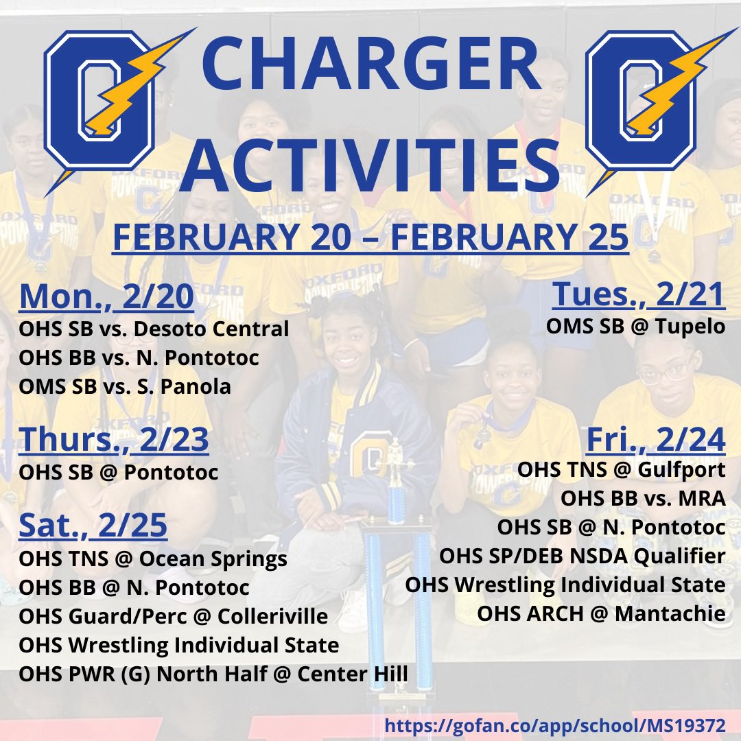 Oxford Charger Activities (@OxfordChargers1) on Twitter photo 2023-02-19 20:29:36