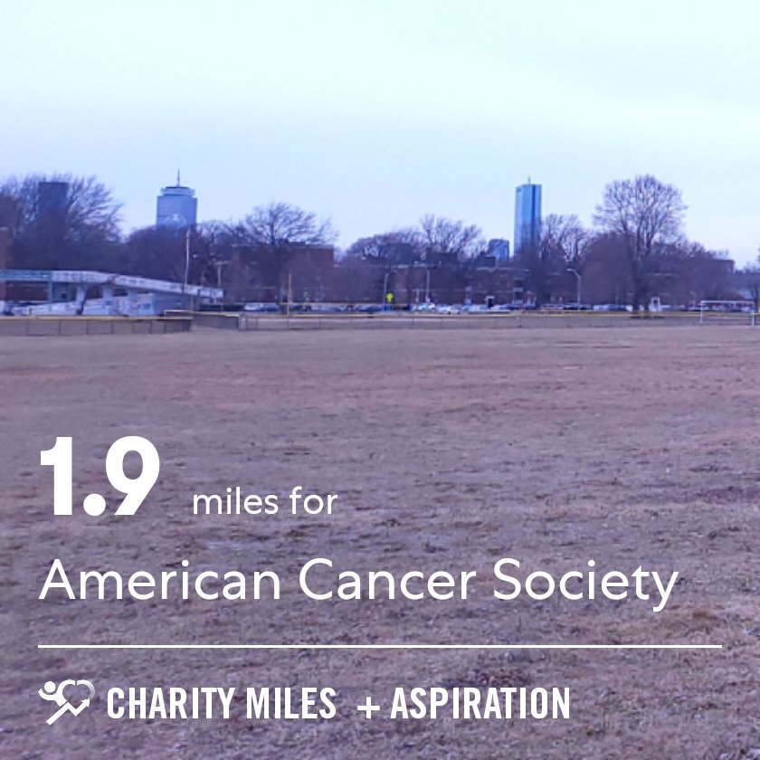 1.9 #running #walking @CharityMiles 4 @AmericanCancer! Thx @Aspiration. #CharityMiles #EveryMileMatters #fitfather/#fitboss & Little One! #fitfamily #urbanlife #urbanfitness. Last day of #thisis41! Personal #runoutside #runstreak Day 3195! #MarathonSports #BIGFreeze23 Day 19!