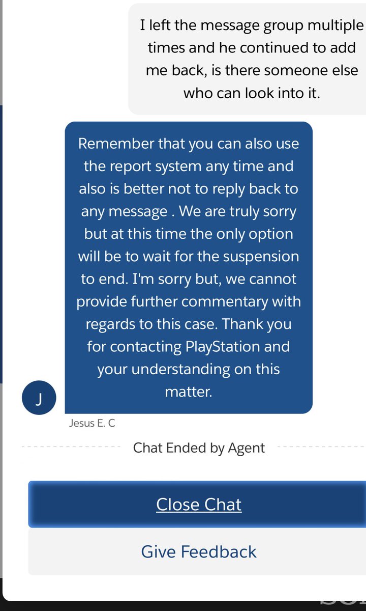 CC_ArmyOhana's tweet photo. BEYOND PISSED OFF #PLAYSTATION, I get hit with a 7 DAY BAN! because I get harassed in game for 15 MINS and then he sends me messages I leave the group and get added back multiple times. @PlayStation says be the first to submit the ban and don’t respond. So it’s ok to harass. https://t.co/mQ17kiYITe