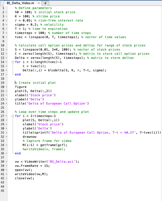 2/3 Here is my debugged MATLAB code. Not many changes needed! #FinanceAI #Finance #econtwitter #chatGPT #AI #code #MATLAB