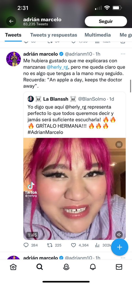 herly_rg's tweet image. JAJAJAJAJJAA SU CHISTE DE NIÑO DE KÍNDER, no me gustan las manzanas, a decir verdad prefiero las peras y la dieta verde, verde lejos todo lo que me trago amonooooos jajajajajajajja pobre perra