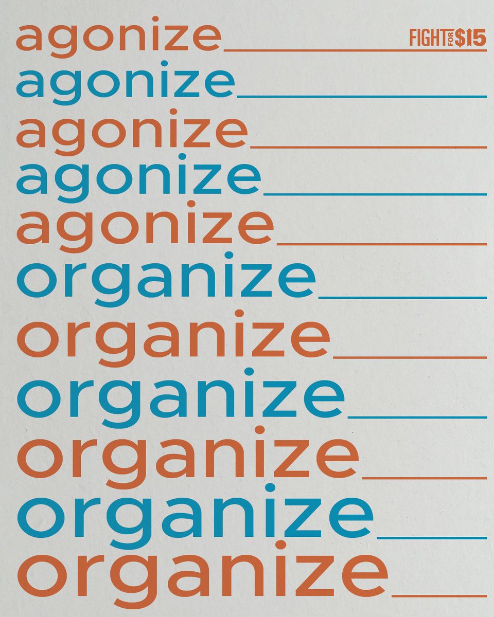 FightForAUnion's tweet photo. Stop stressing and start organizing.

#unionsForAll https://t.co/Tmf6hfe4Mr