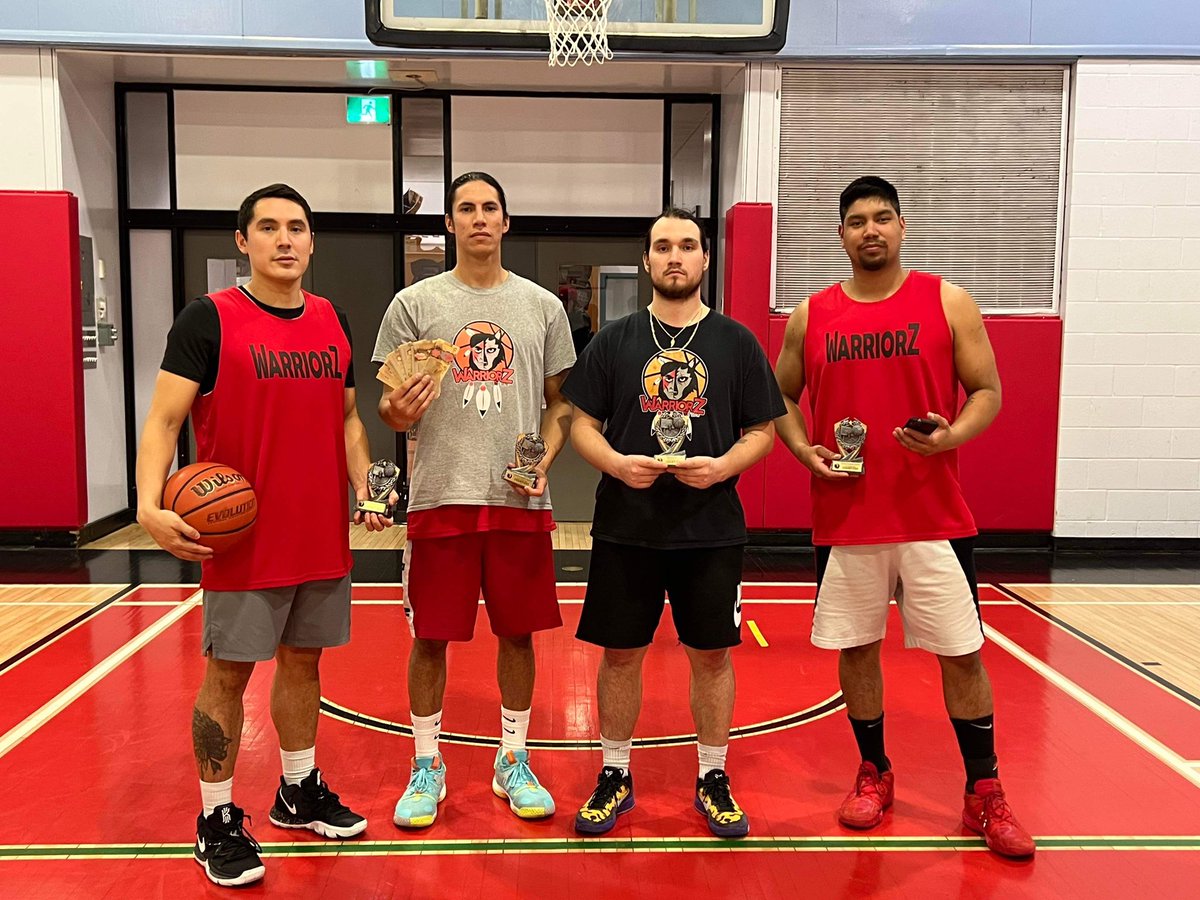 TreeFbgg's tweet image. CHAMPIONS!! 2000$  interesting fact: I don’t tie my shoes when I play, going on 10+ years. #ballislife #FacebookGaming #rezball #NativeTwitter