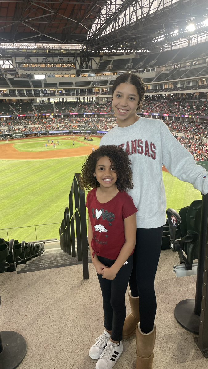 JTyler2013's tweet photo. Let’s go Arkansas!  @GlobeLifeField https://t.co/ckdy8jQ5hb
