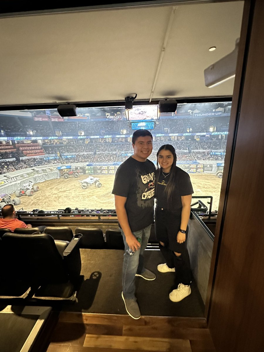 #monsterjam 

Peep my Monster Jam shirt from 2005 (Caleb’s shirt that fits me now haha)