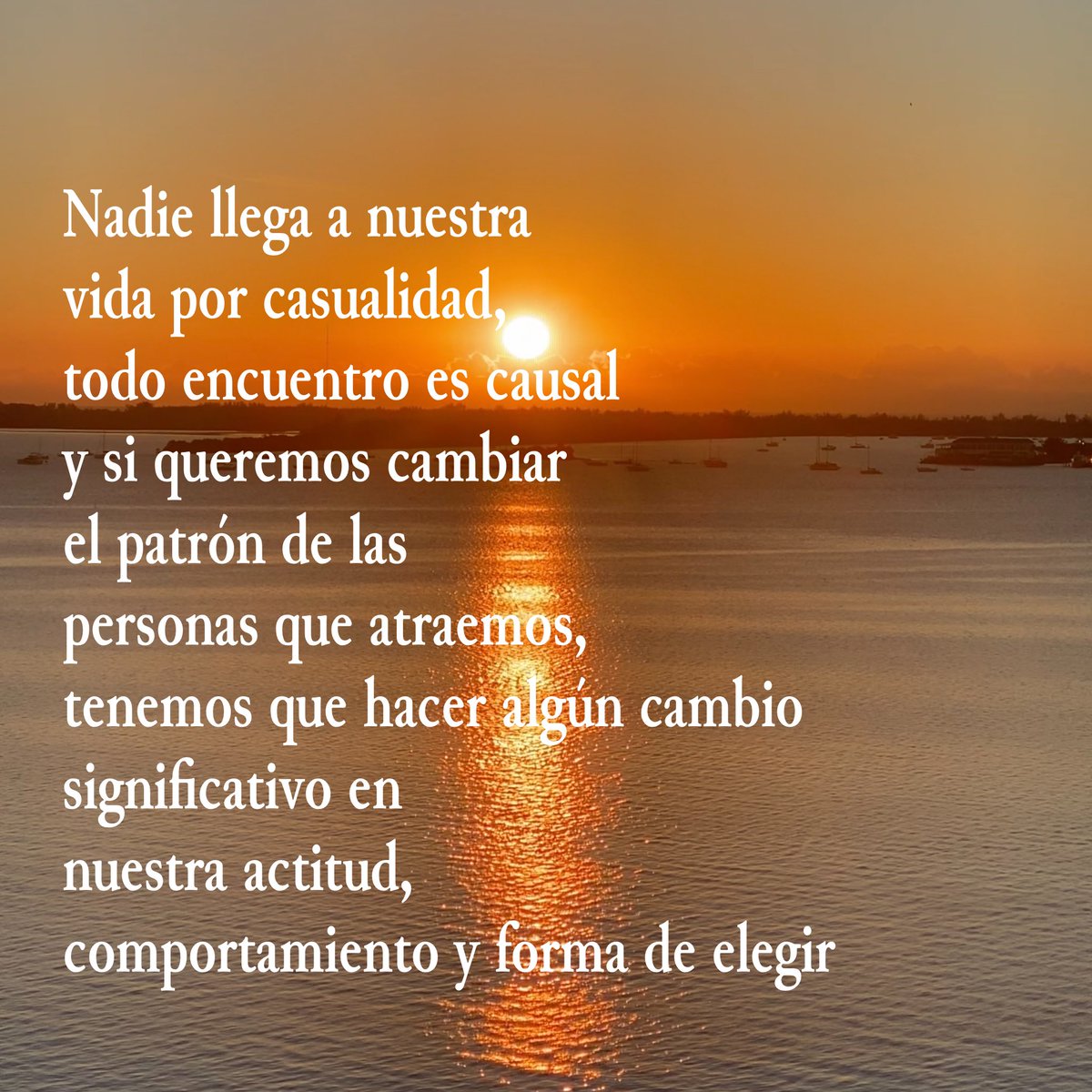 holamaytte's tweet photo. Nadie llega a nuestra vida por casualidad, todo encuentro es causal y si queremos cambiar el patrón de las personas que atraemos, tenemos que hacer algún cambio significativo en nuestra actitud, comportamiento y forma de elegir. #autoestima #quererse #valorarse https://t.co/ujTLhdtnQG