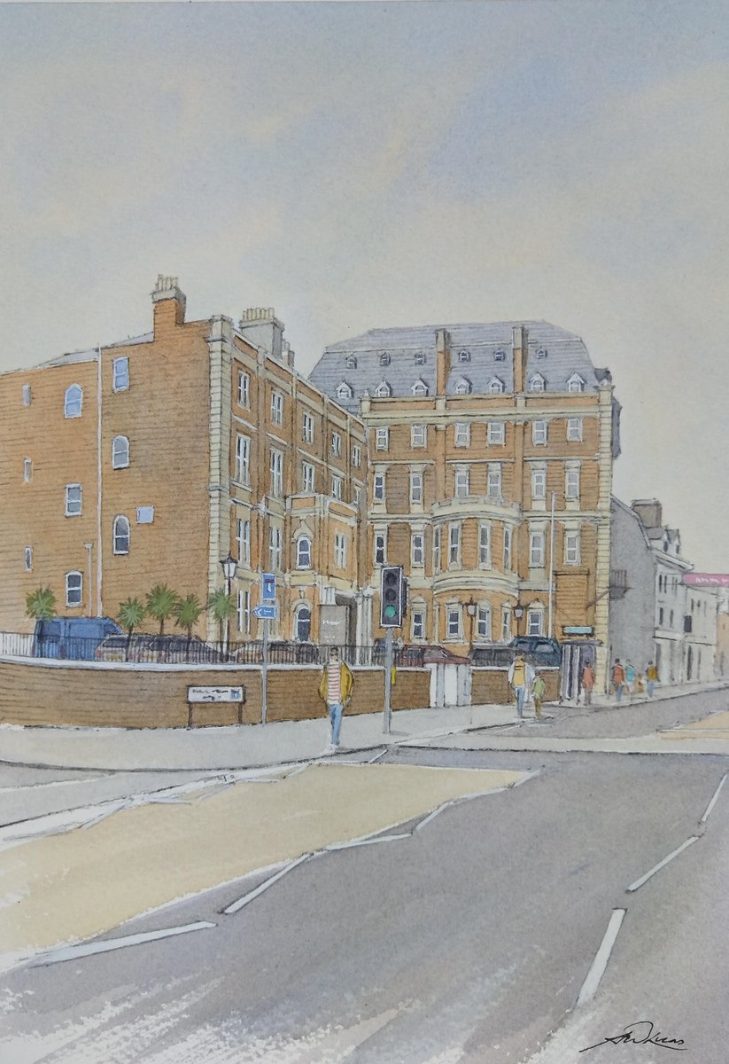 LucasPaintings's tweet image. " The Rougemont Hotel ", Exeter, England.
Andrew Lucas 
Watercolour, 25 x 17 cm, I hope you enjoy.

#Exeter #exeterlive #LoveExeter #exploringexeter #Devon #visitdevon #watercolorpainting #Watercolour #city #BoostTorbay #architecture #ExeterHour #VisitEngland #urbansketchers