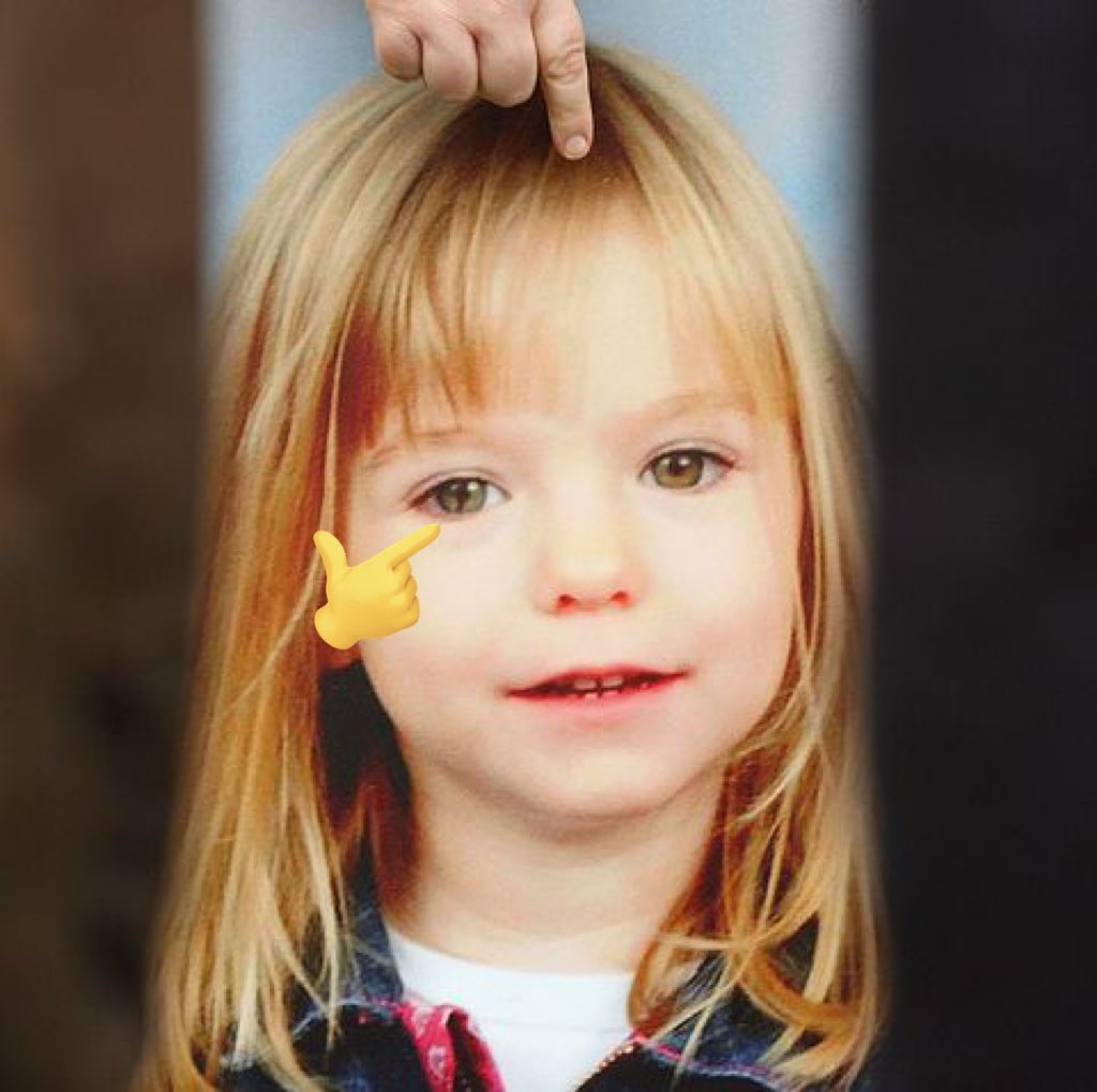 iamlegacy23's tweet photo. #MadeleineMccann | The eye mark is definitely one of the things that I ask myself. What are the chances? Coincidence? Waiting for the DNA test result. Either way, if it’s not her, this young girl needs help to find out who she is. https://t.co/iY1KhLeWZJ