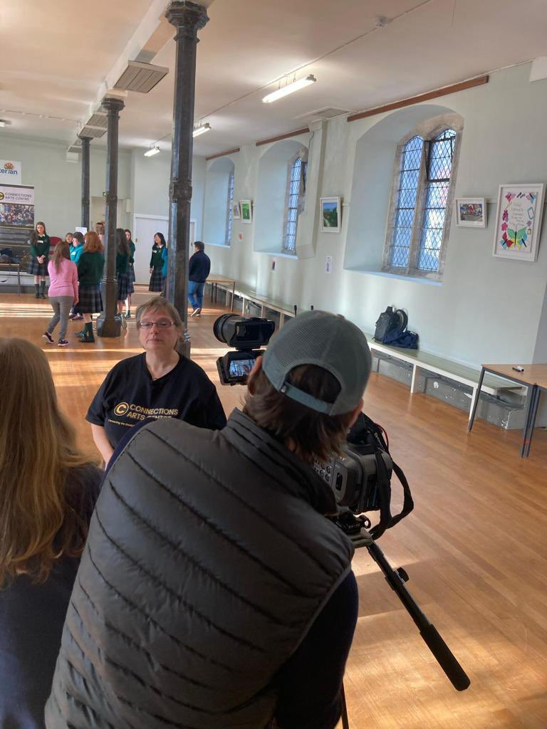 Connections_CAC's tweet photo. Delighted to have the team from Nationawide visit us in Rathgar a few weeks ago. Catch us on Nationwide tomorrow (Monday)
at 7pm. Here some behind the scene pics @rte @RTENationwide https://t.co/z4IZiWJTsl