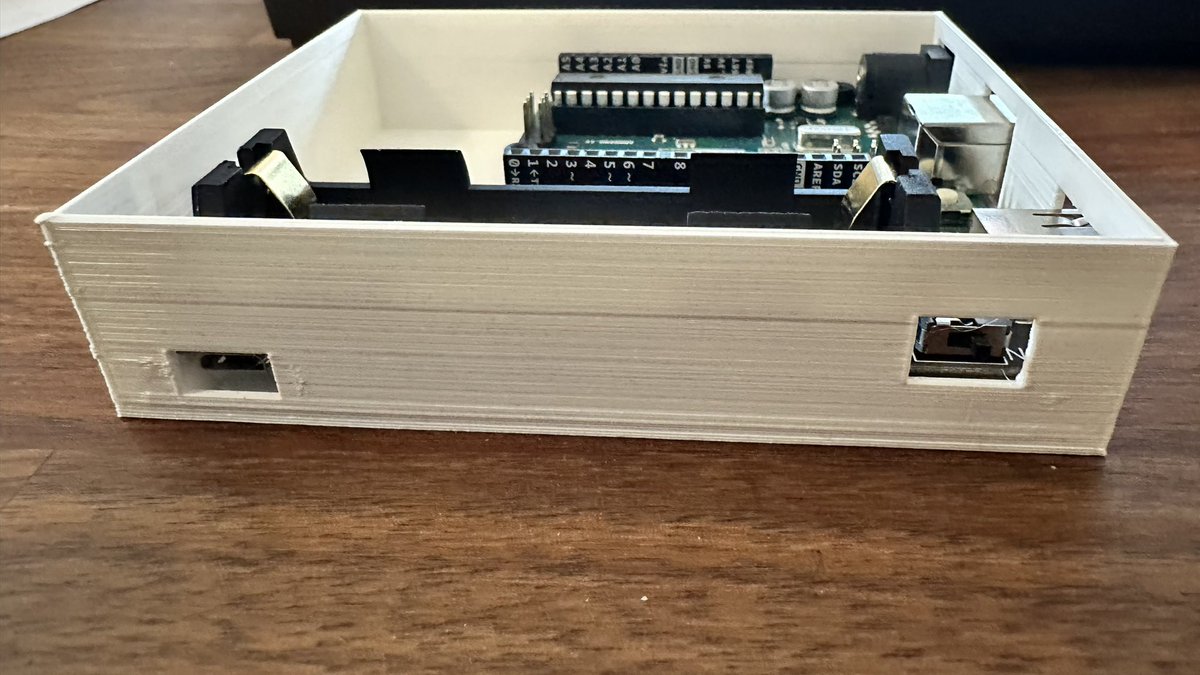 sdbruder's tweet image. 1st boards test fit, success in the first try! #uselessmachine #arduino #openscad #3dprinting