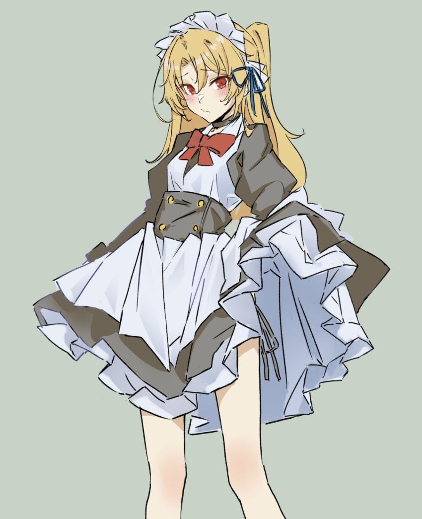 “Ugh, this really doesn’t suit me at all…

Can I change out of it already..?”