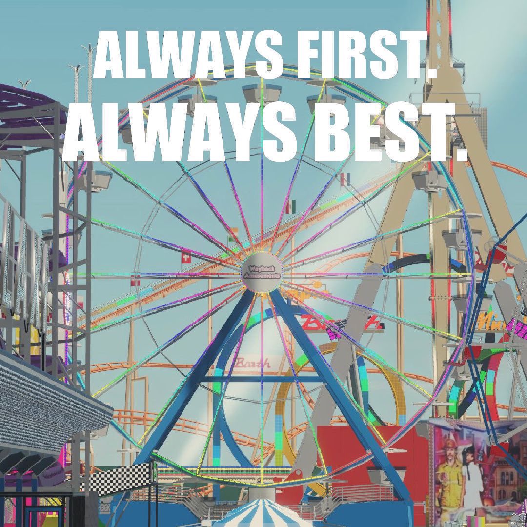 WaybackAmuse's tweet photo. Here at Wayback Amusements, we strive to be a great role model for fairs and events on Roblox. We set the standards to create the highest quality fair experience anywhere! https://t.co/BWcipXmYr6