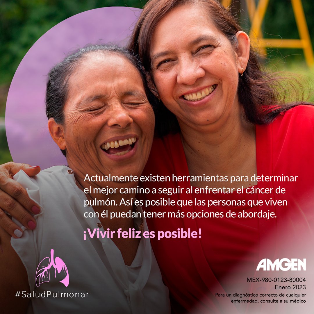 AmgenMexico's tweet photo. Los biomarcadores son moléculas biológicas que se encuentran en la sangre, fluidos o tejido y brindan información sobre el funcionamiento de las células. Las pruebas ayudan a los médicos a determinar el mejor abordaje.

#AmgenOncología #CPCNP #SaludPulmonar
#MarcaTuCamino https://t.co/d38weV3SE9