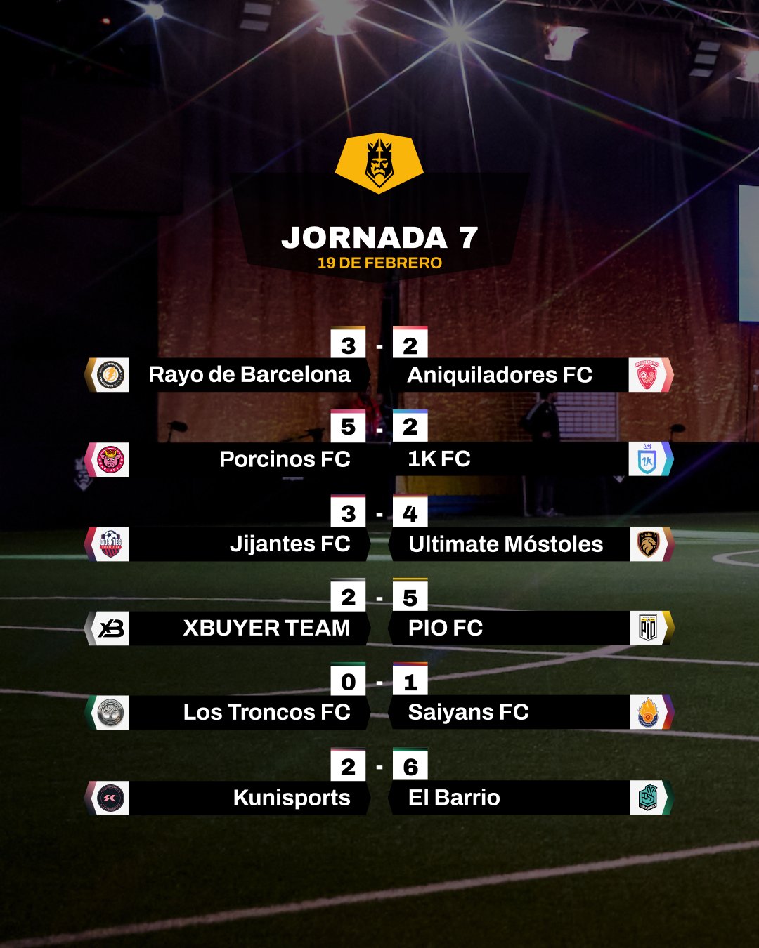 Horario kings league jornada 8