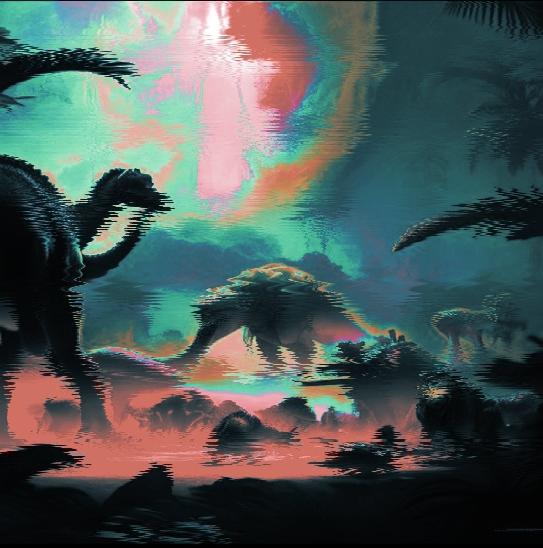 A land before time #nftart #art #digitalart #fantasyart #dinosaurs #otherworlds #followforfollowback #shareforshare #mentalhealthawareness