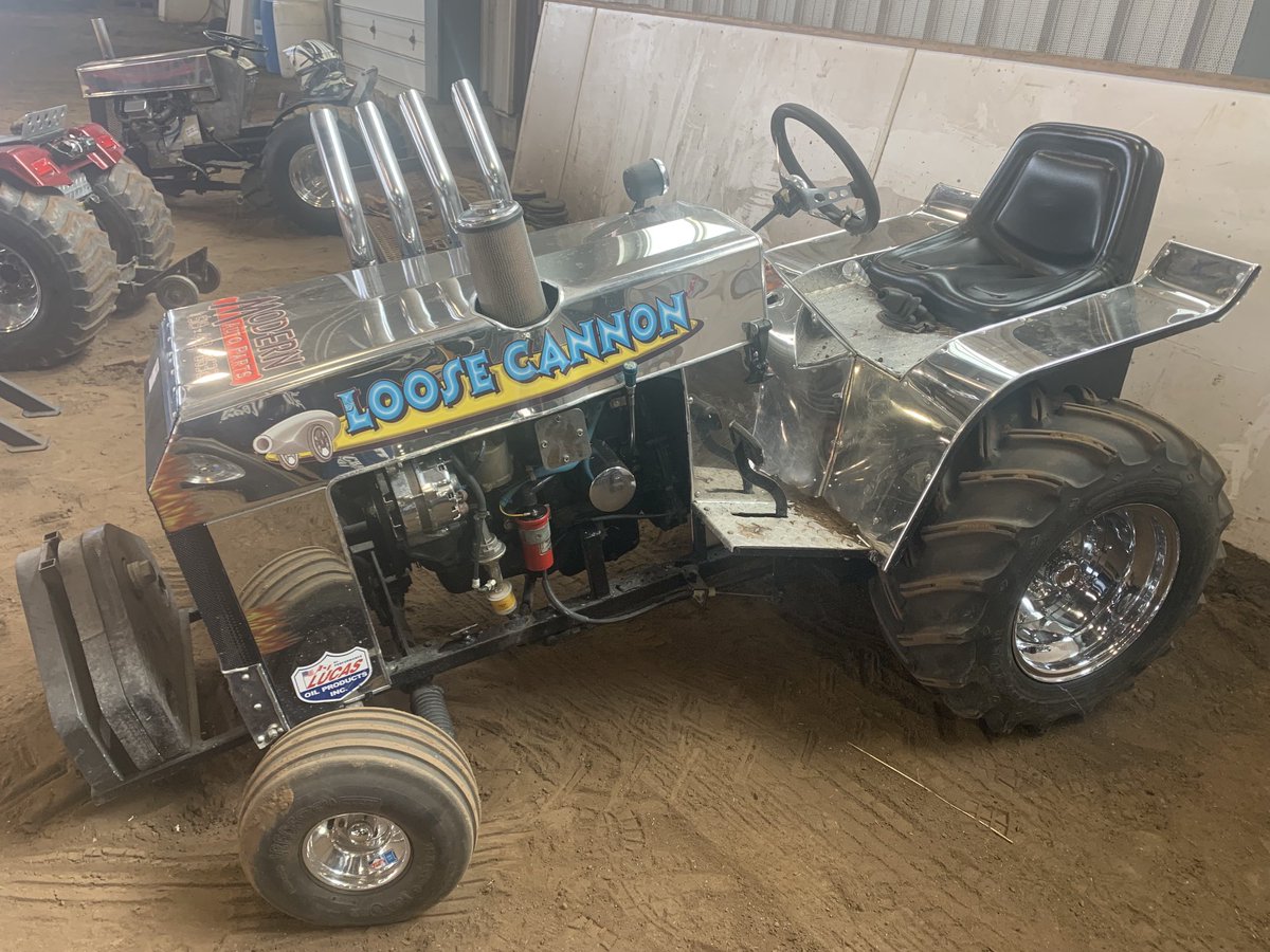 Looking for a fun family event?  We have mini tractor pulls going on now!!!