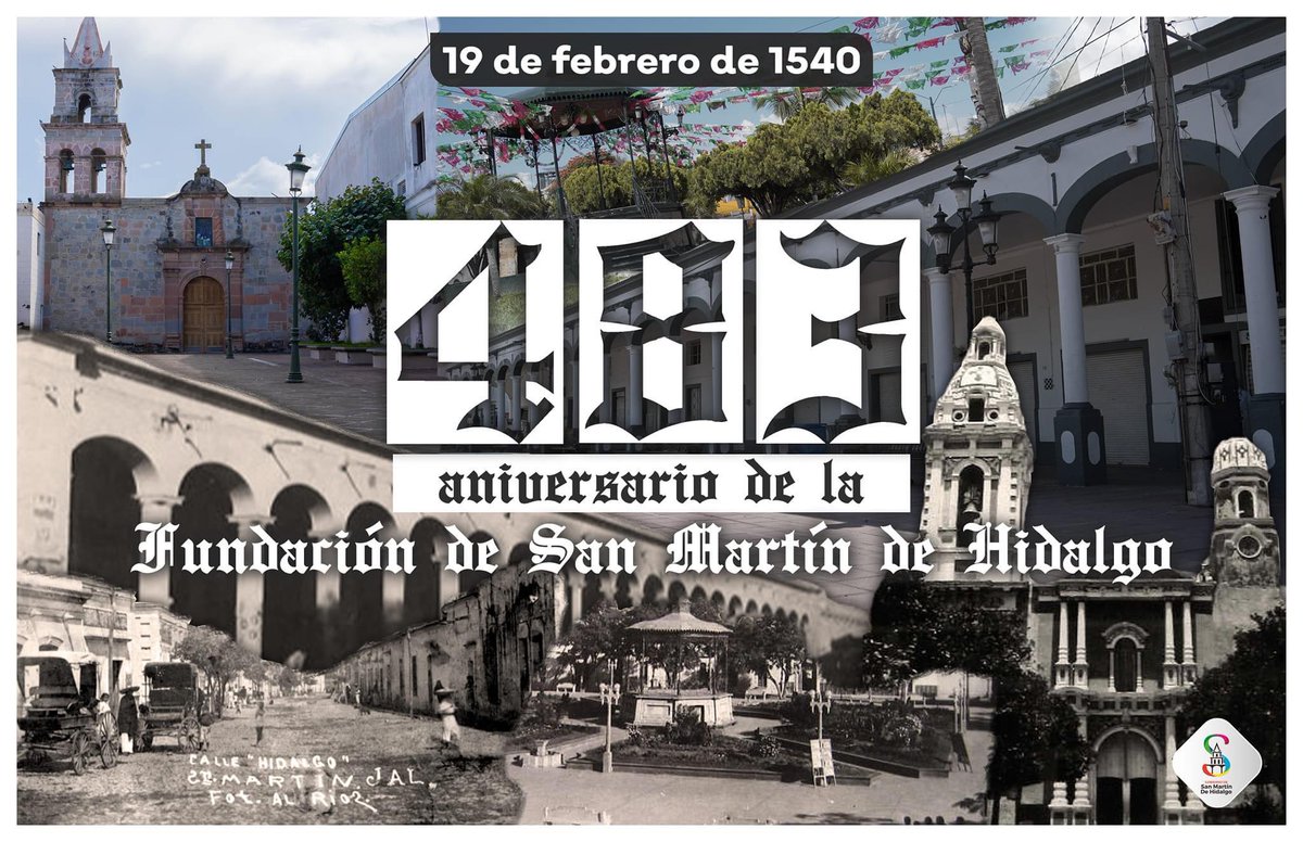 Moisesrocam's tweet photo. Hoy nuestro hermoso San Martín de Hidalgo cumple 483 años.
Festejemos orgullosos y con alegría este día tan especial para las y los sanmartinenses.

¡Qué viva San Martín de Hidalgo! 🥳🎉
¡Qué viva la "Tierra del Tendido de Cristos"! https://t.co/8uArMI9AE9