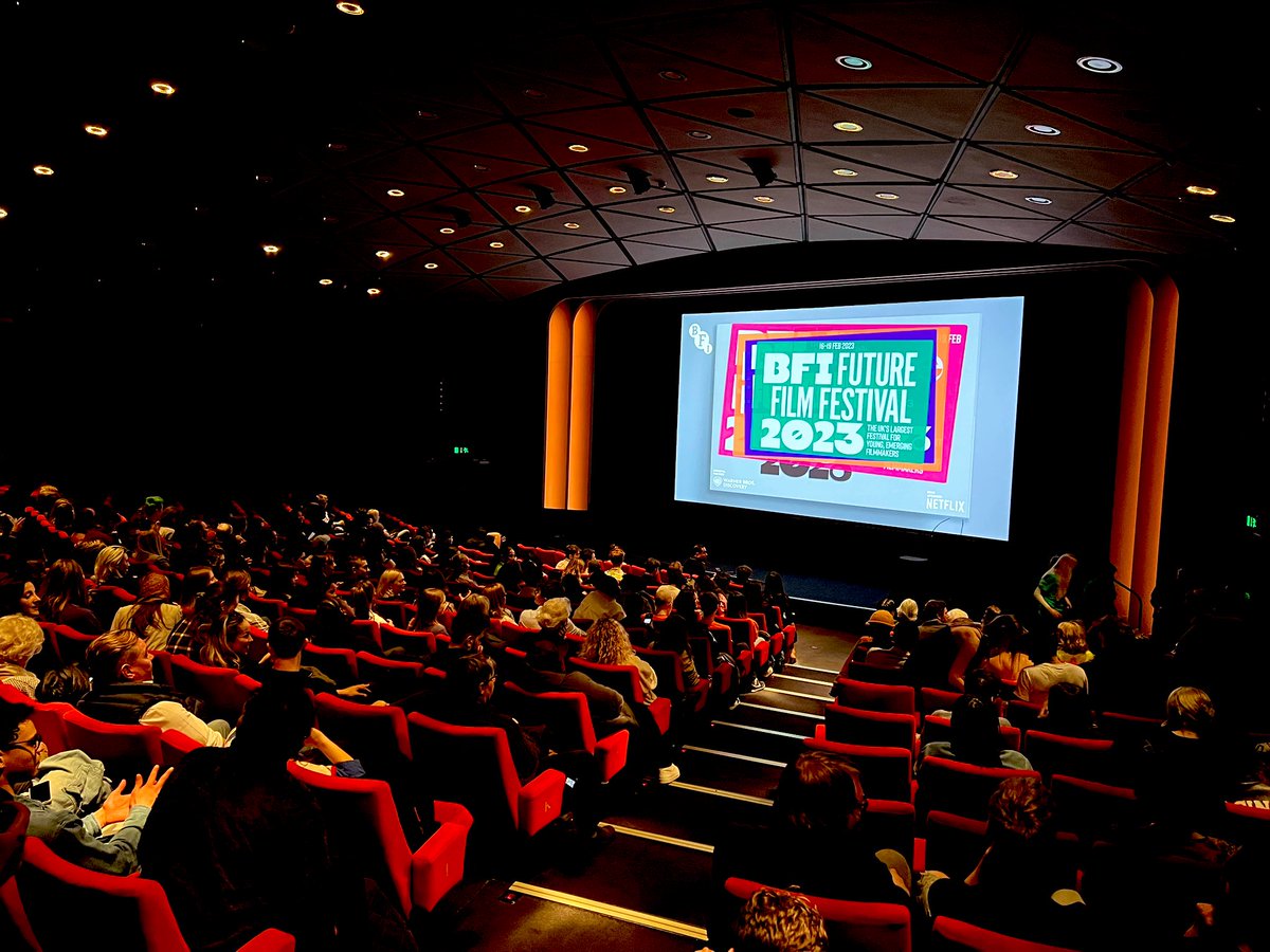 Today’s big awards show taking place on the Southbank about to begin #BFIFutureFilmFestival