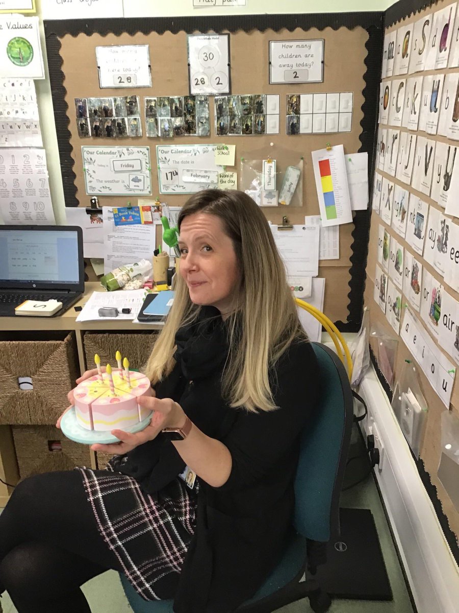 Happy Birthday Teacher me for next Friday 🥰My Reception Class sung and I had a little poem performance by Nursery and some thoughtful gifts from colleagues and children 🥰 not to mention my new balance trainers from my hubby which helps soften to blow of turning 45 in a few days