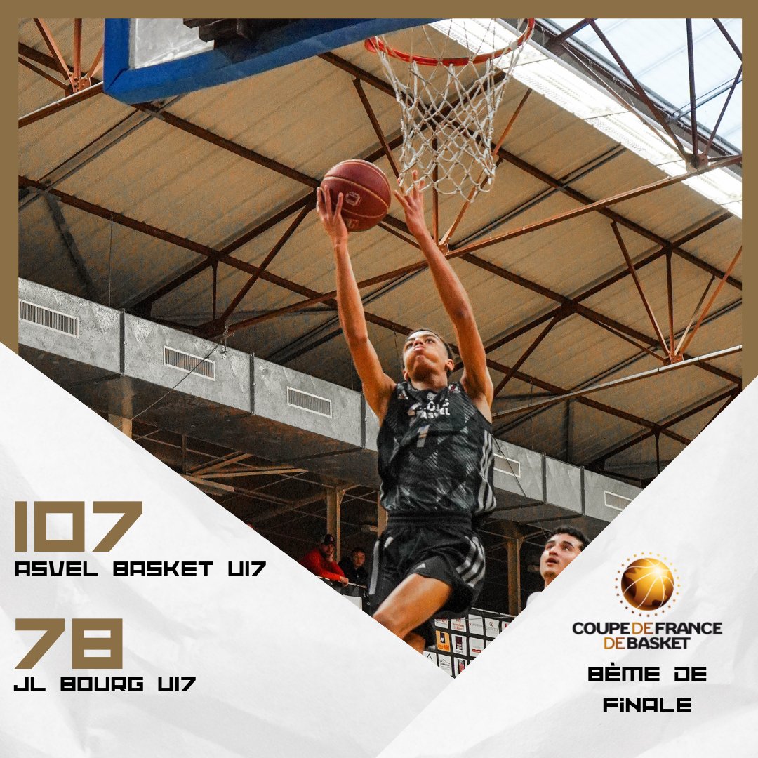 asvelbasketasso's tweet image. Direction les 1/4 de finale de Coupe de France U17 🇫🇷
Solide offensivement, l'équipe de Mike Happio s'impose logiquement 107-78 👊

Théo Guedegbe continue de monter en puissance, Clément Dubos brille longue distance 🎯

Retour du championnat U18 ce dimanche 🙌

#TeamASVEL #U17