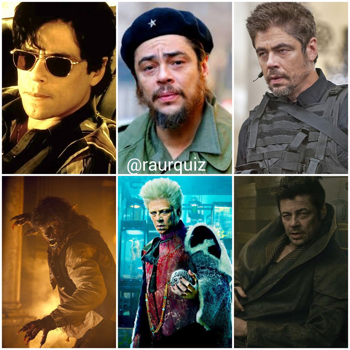 raurquiz's tweet photo. #HappyBirthday #beniciodeltoro #actor #thecollector #guardiansofthegalaxy #thor #thedarkworld #infintywar #avengersendgame #starwars #thelastjedi #sicario #thewolfman #fearandloathinginlasvegas #snatch #traffic #che #21grams #hunted #licencetokill #sincity #thingswelostinthefire https://t.co/1ehDOf4Ikv