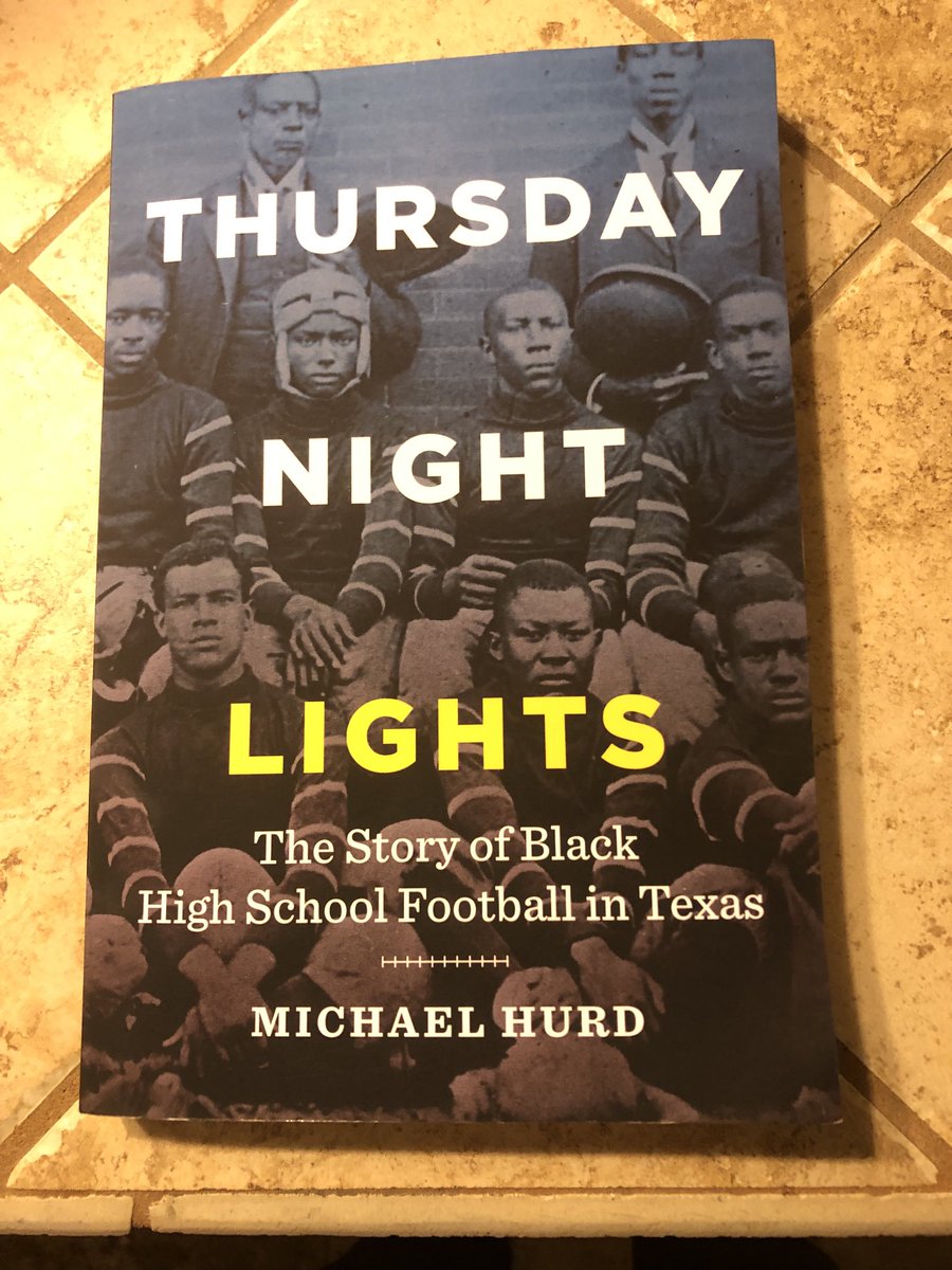Highly recommend Texas coaches young and old to read. Thanks to Coach William Goodloe PhD. For educating me on a vital part off Texas football history. #behindthewhistle ⁦<a href="/uiltexas/">Texas UIL</a>⁩ ⁦<a href="/THSCAcoaches/">THSCA</a>⁩ #blackhistorymonth #texashighschoolfootball