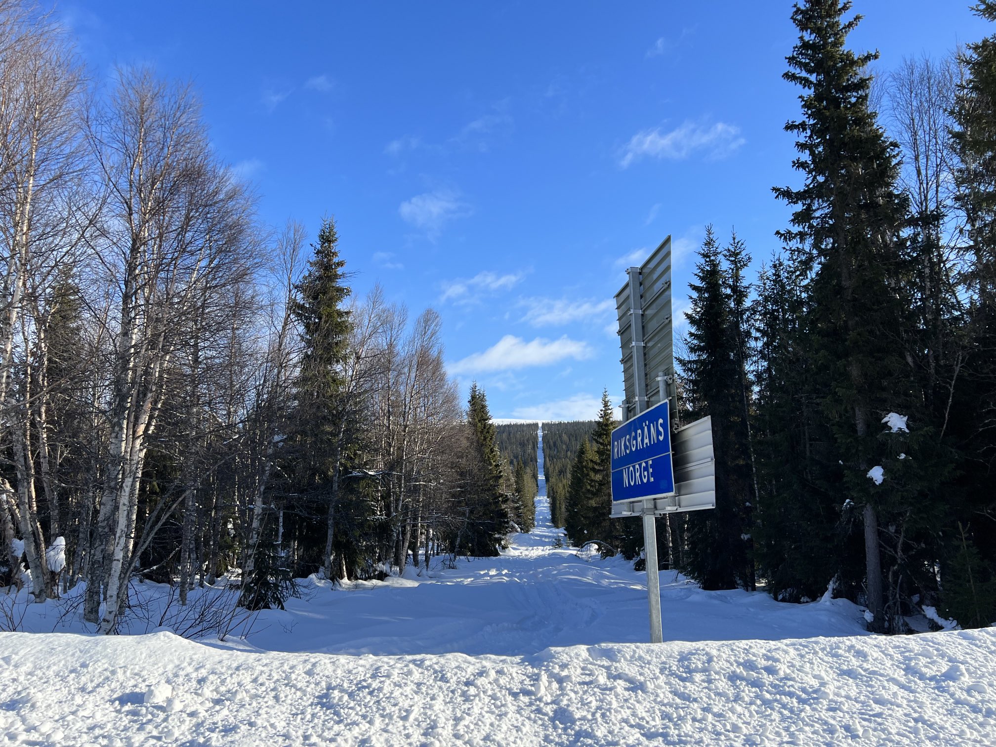 Ashok Swain on Twitter "SwedenNorway Border crossing No barbed wire