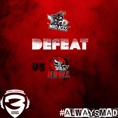MadAcesOfficial's tweet photo. Defeat in our first game vs HOWL😡

#ALWAYSMAD https://t.co/iZ9i74H5uO