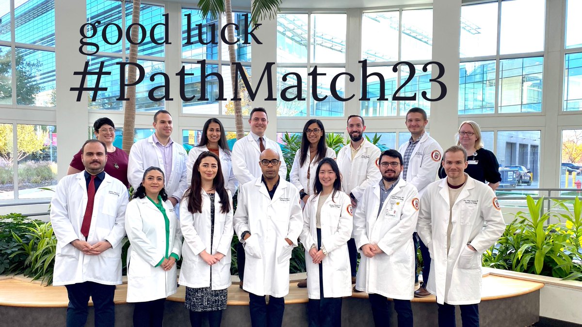As #pathmatch23 candidates and programs come closer to finalizing and certifying rank order lists, the PDs, chiefs, and residents at <a href="/loyolapathology/">Loyola Pathology & Laboratory Medicine</a> send their best wishes to all #Match applicants! 

#pathology #path2path