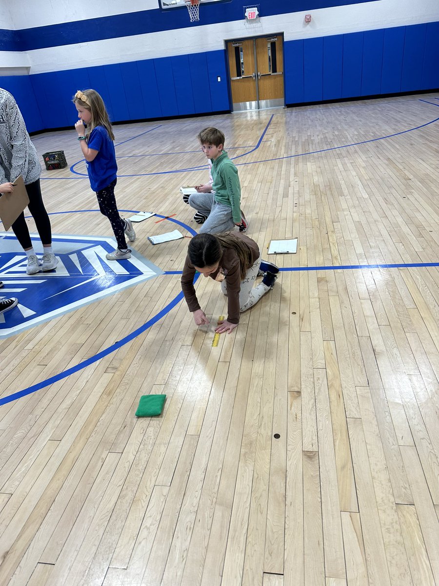 mrs_albanese's tweet photo. Celebrating the end of our measurement unit with some arts integration with @RanHpe ! How far can you jump? #fhleads https://t.co/B3M4Ol3fsY