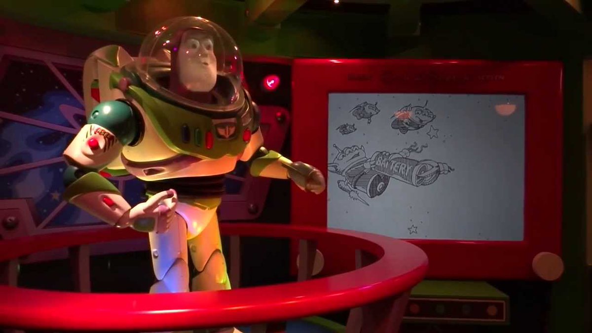 animatronicsotd's tweet photo. today's animatronic of the day is buzz lightyear from buzz lightyear's space ranger spin at disney! https://t.co/uZ0ZoutGNV