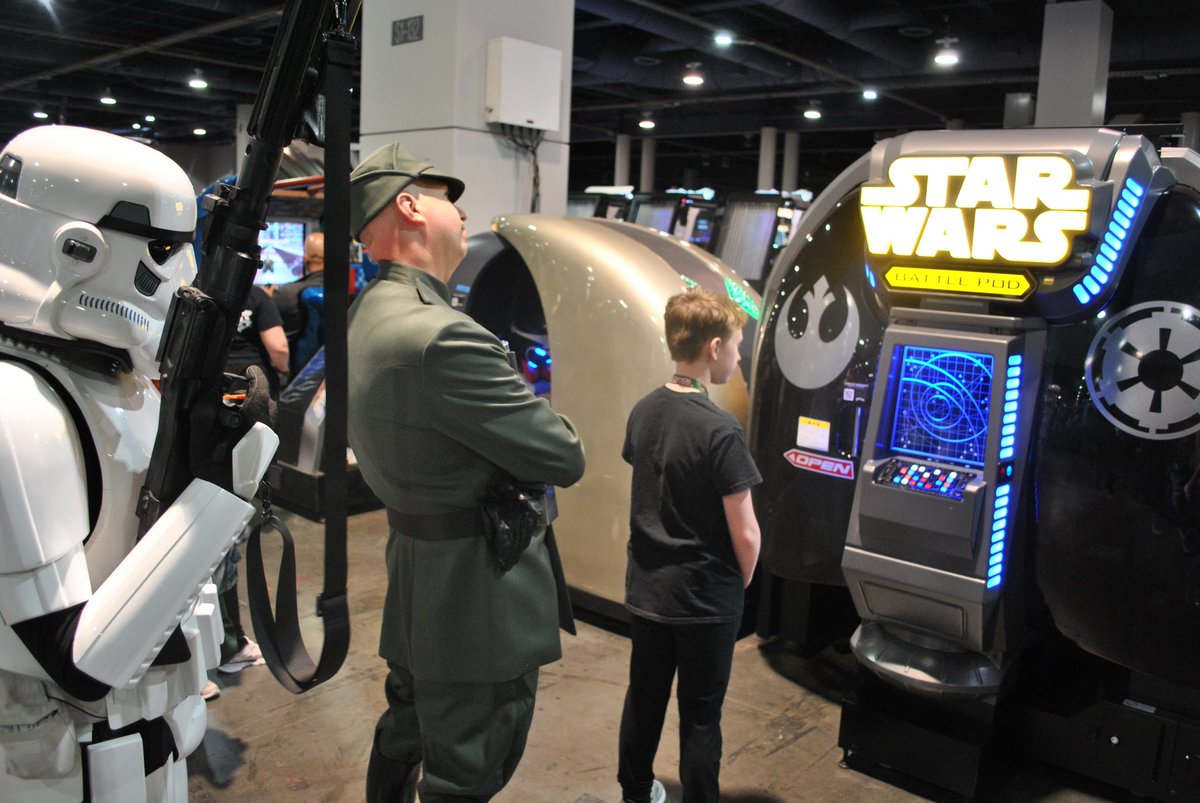Last day of <a href="/LVLUPEXPO/">LVL UP EXPO</a>! Show up early, avoid the lines!

Members: TK-11953, ID-17160
📸: TI-21343

#501stLegion #BadGuysDoingGood #1stImperialStormtrooperDetatchment #ImperialOfficerCorps #StarWarsArcade