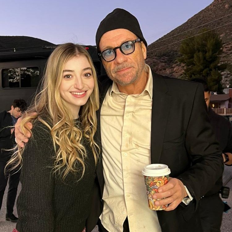 With Jean-Claude Van Damme AKA <a href="/JCVD/">Jean-Claude Van Damme</a> , from the set of Darkness of Man! Directed by @JamesCullenB! :)