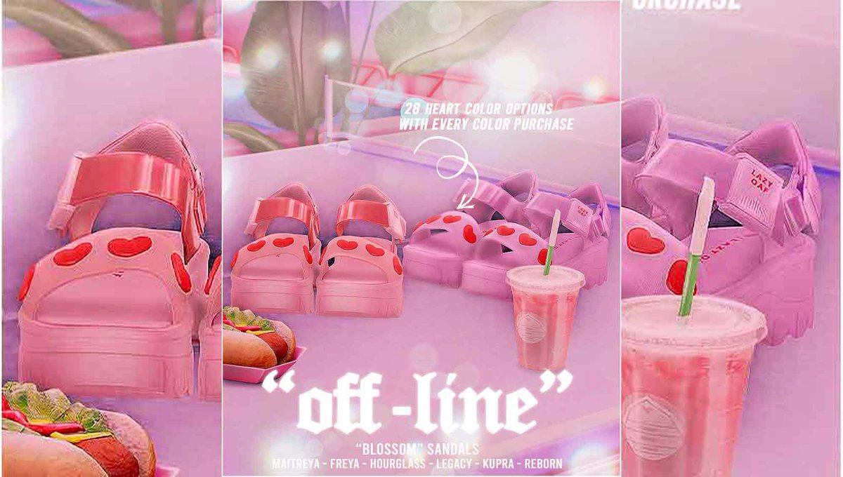 MediaSL1's tweet photo. Off-Line. Blossom Sandals– NEW
✔️ #Virtualworlds ✔️ #MediaSl ✔️ #Metaverse
⭐ join https://t.co/AaO41oZ8bz Discord: https://t.co/S8R6esljwl

#bestsecondlife #NewSL #OffLinesl #Secondlife #secondlifefashion #SL #slblogging

https://t.co/8ZzBvvmmQz https://t.co/zeDesaNANw