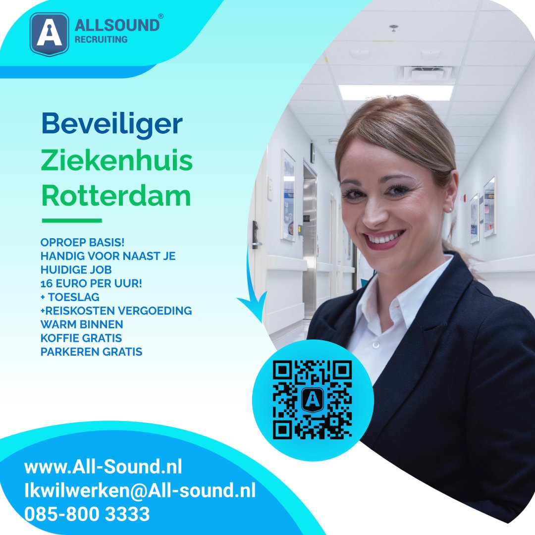 allsound1's tweet photo. #AllsoundSecurity #vacatures #beveiligingsbedrijf #bijbaan #Allsoundrecruiting #security #beveiliger #beveiligingswerk #festival #beveiliging #ESO #ziekenhuis #rotterdam

Delen is  Super een vriend tippen is super!
Ga naar https://t.co/FrGgYrn3N5 voor meer vacatures! https://t.co/diIm89h7a1