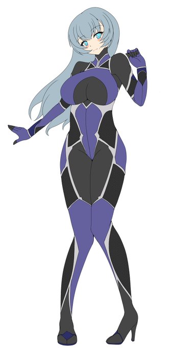 対魔忍風のオリキャラちゃんの下描きです
完成絵は色とか変わるかもしれません 