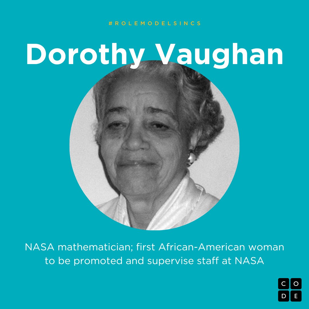 Vaughan prepared for the introduction of computers in the early 1960s by teaching herself and her staff the programming language of Fortran. She later headed the programming section of the Analysis and Computation Division (ACD) at Langley. #RoleModelsinCS