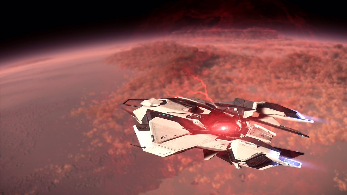 The volumetric clouds, along with the sleek angles of the RSI Mantis.

📸 Lordred

#TheWayForward #StarCitizen #BSI_SC