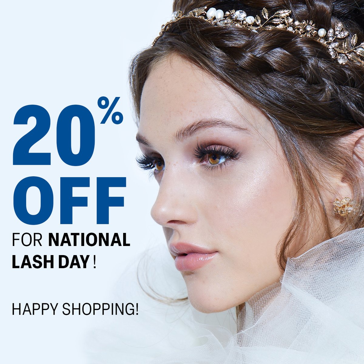 KissProducts's tweet image. It's International Lash Day and you deserve some new lashes! Stock up and save now with 20% off today only at kissusa.com! #nationallashday #kisslashes #lashesonsale #lashday