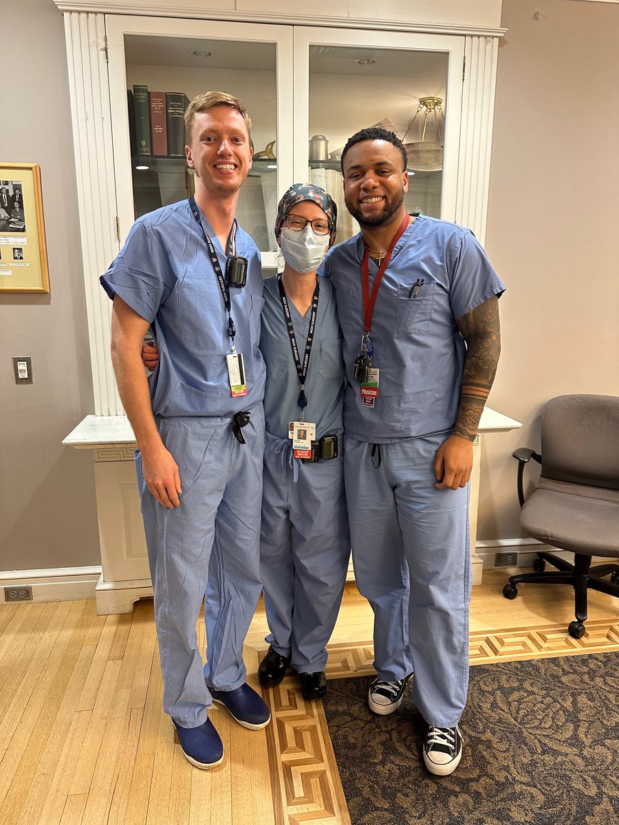 What do you get when you combine a future urologist, surgical oncologist, &amp; ortho spine surgeon? One kick-ass trauma surgery A team. So proud of these two and going to miss leading their team!