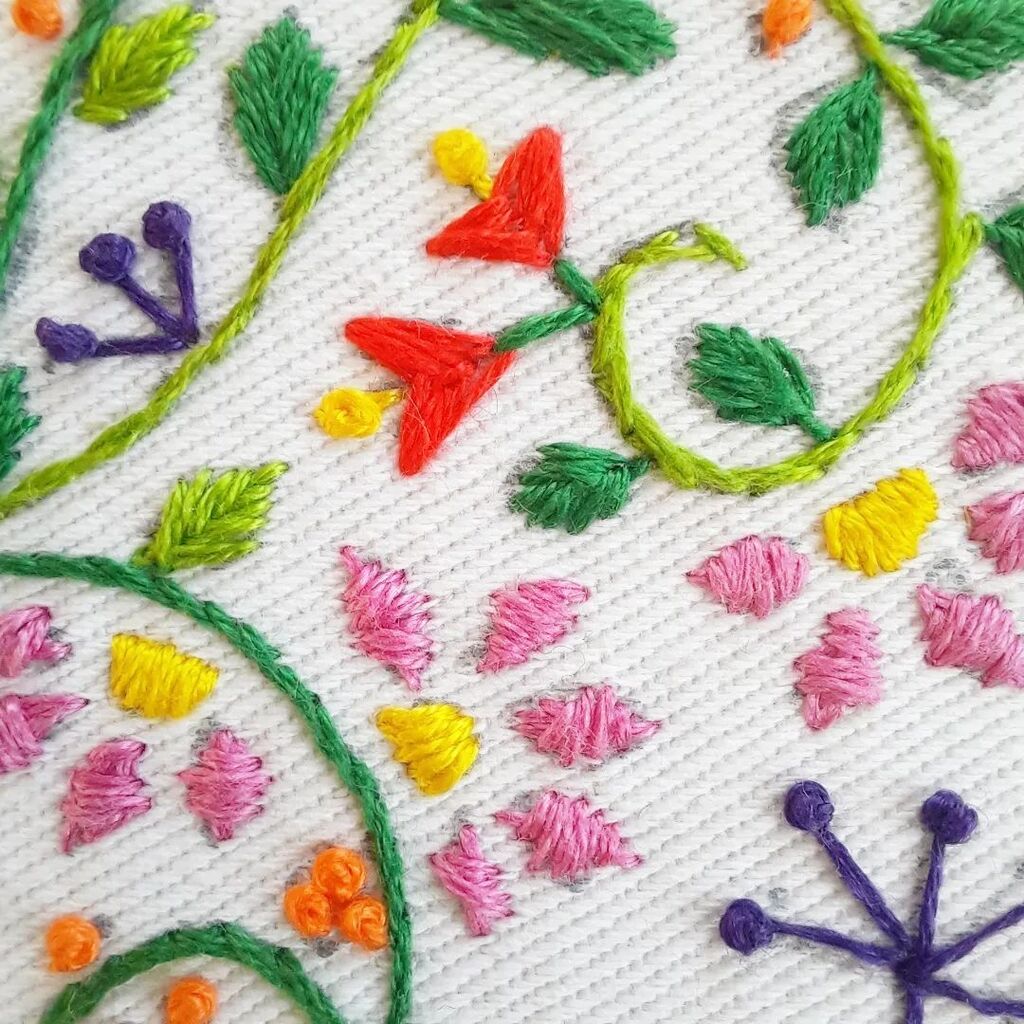 A close up on this week's project. Spring is round the corner... ish...
.
.
.
.
.
#embroidery #handmade #stitchersofinstagram #xstitchersofinstagram #embroideryinstaguild  #menwhostitch #benhybradshawcostello #ilovedmc #dmcthreads #lgbtq #chloris #cutegu… instagr.am/p/Co2fnQTt4bb/