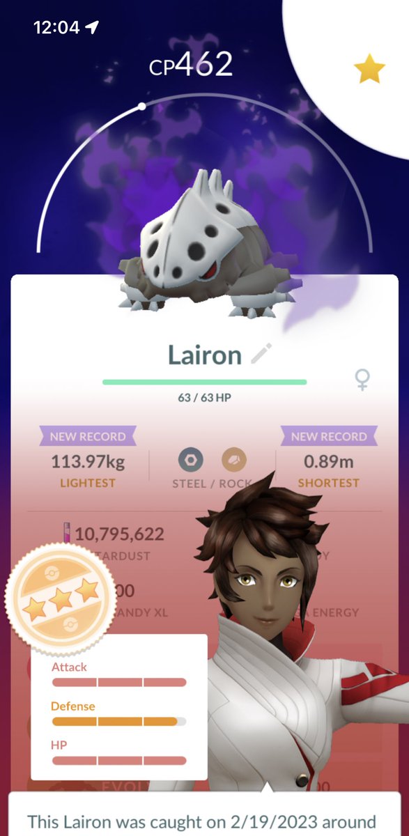 TeamValorCF17's tweet image. So close! #PokemonGo #ShadowPokemon