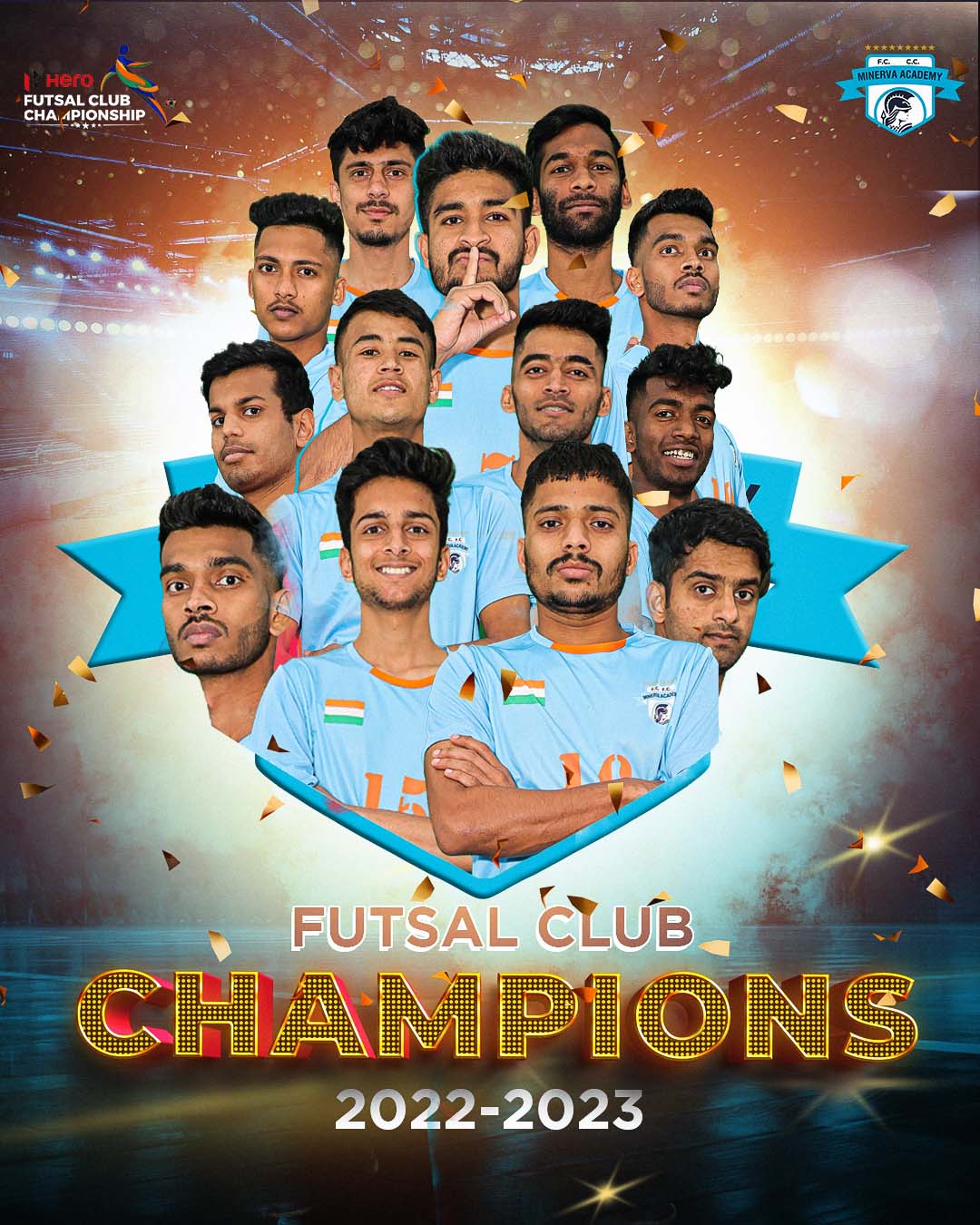 Minerva Academy Football Club on X: A synonym for talent hub!π Proud to have 6οΈβ£ of our #Minervans who make their way to the Indian National Futsal Team! πͺπ» #MAFC #Warriors #TheFactory #