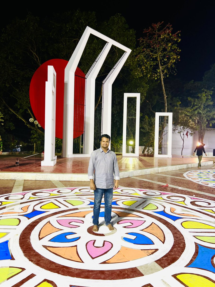 malatifud97's tweet photo. Central Shahid Minar is ready to remember martyred https://t.co/5p1uHMfYBn