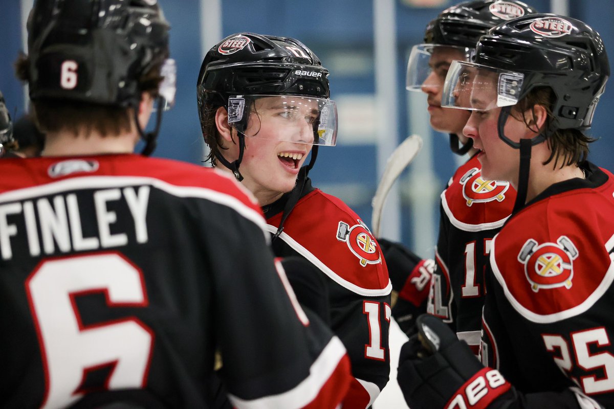anelsonphotos's tweet photo. Congrats to Macklin Celebrini! He is the first @ChicagoSteel player to score FIVE goals in one game! 

#FeelSteel #ChicagoSteel https://t.co/1ypyouR9k3