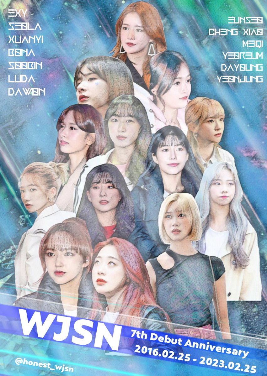 WJSN. Then, now, forever in love.

#7YearsWithWJSN
#Into7YearsWithWJSN
#WJSN7thDebutAnniversary
#우주소녀 #WJSN