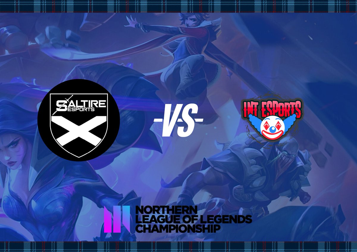 Our League Lads have their second <a href="/NLClol/">NLC - Northern League of Legends Championship</a> div 3 game Tonight in 45 mins against Int Esports. Let's get a clean 2-0 first week! Catch the games on <a href="/Junqerz/">Bartosz</a> twitch here: twitch.tv/junkers69